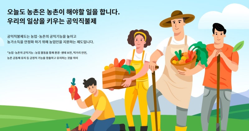 선택형 공익 직불금 종류 총정리｜친환경·경관보전·전략작물 직불금 쉽게 알아보기