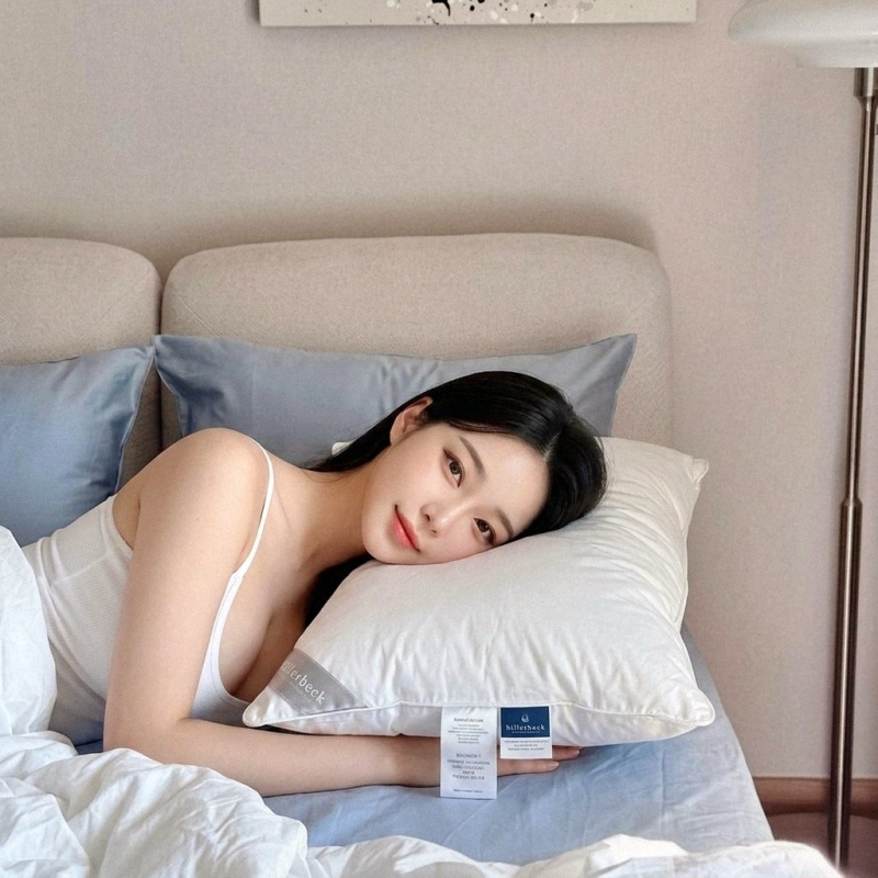 5성급 호텔 구스 베개 5070 후기 꿀잠 예약하는 거위털 베개속통