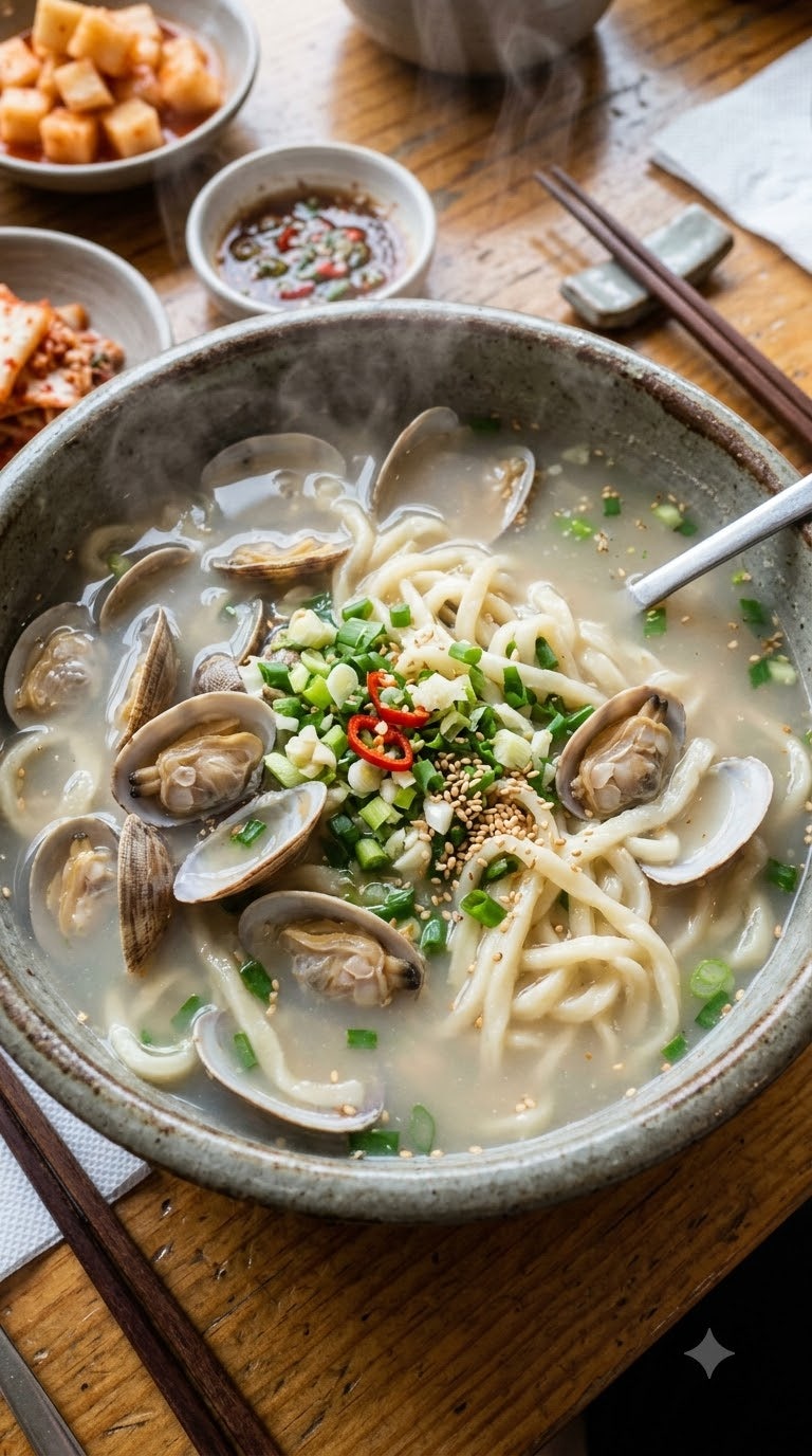 백종원 바지락칼국수 만드는법 뽀얗고 시원한 육수와 쫄깃한 면발 황금레시피