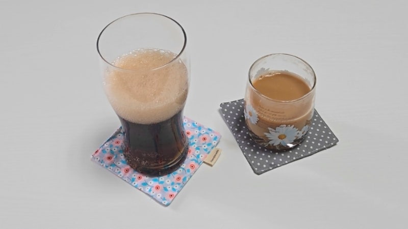 초보자도 10분 만에 만드는 패브릭 티코스터 만들기 (컵받침 DIY)