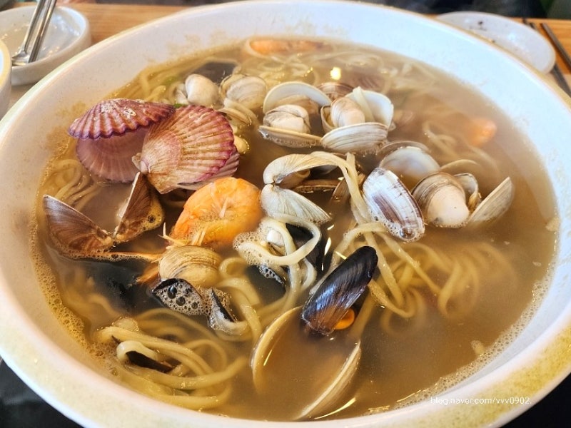 부산 기장 맛집 용궁해물칼국수, 아난티 근처 해물칼국수