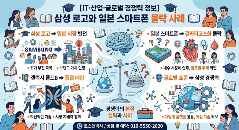 [문화·IT] "삼성 로고 때니 대반전": 일본 스마트폰의 몰락과 청소년이 배워야 할 글로벌 시장....