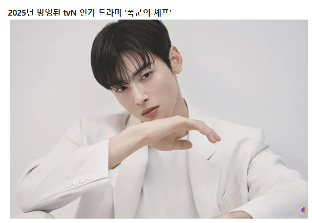 [단독] 차은우, '폭군의 셰프2' 캐스팅 확정…안방극장 복귀