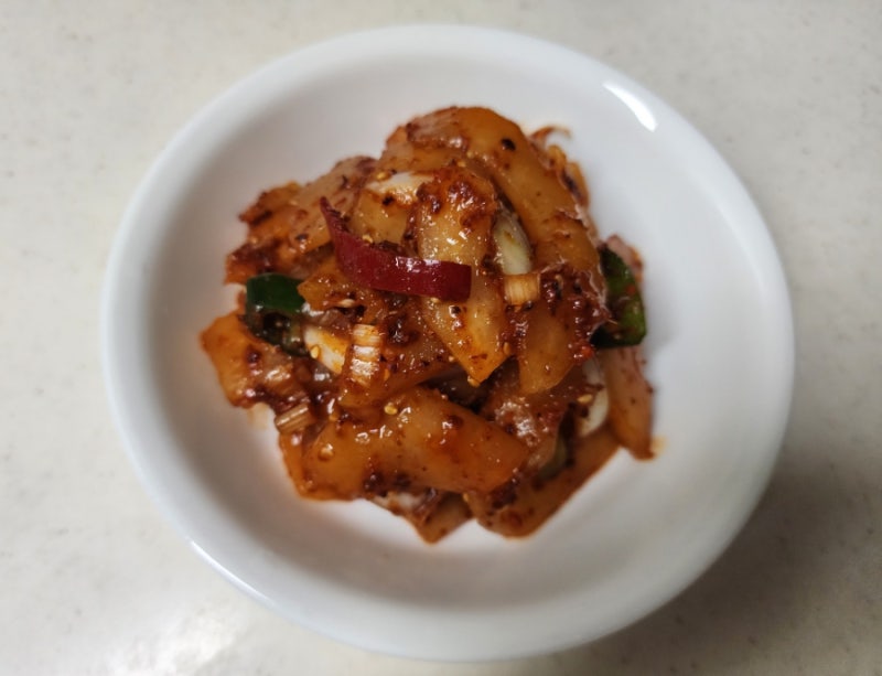 맛없는 참외로 맛있는 참외무침 만들기(참외노각무침)