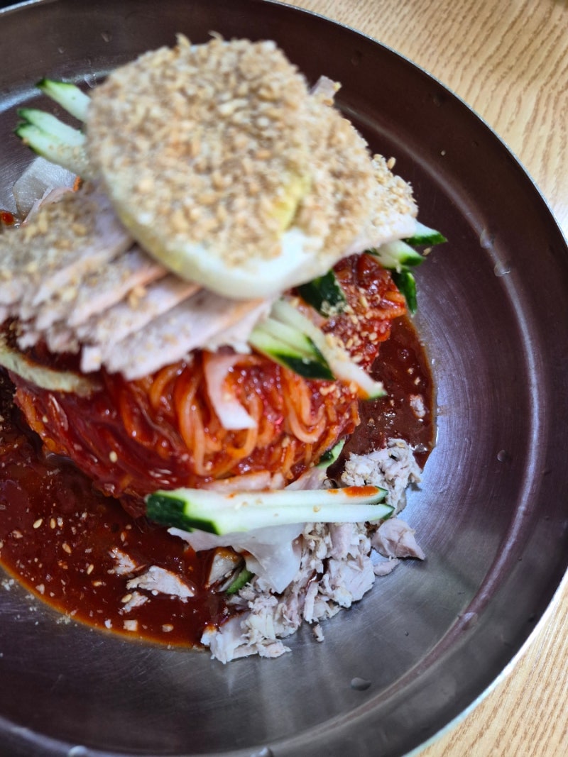 부산 광안리 밀면맛집, 옥이네밀면칼국수 늦은 점심후기(주차, 웨이팅)