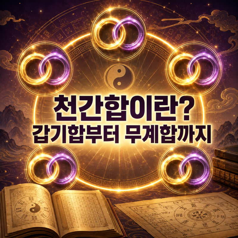 천간합이란 무엇인가｜갑기합부터 무계합까지