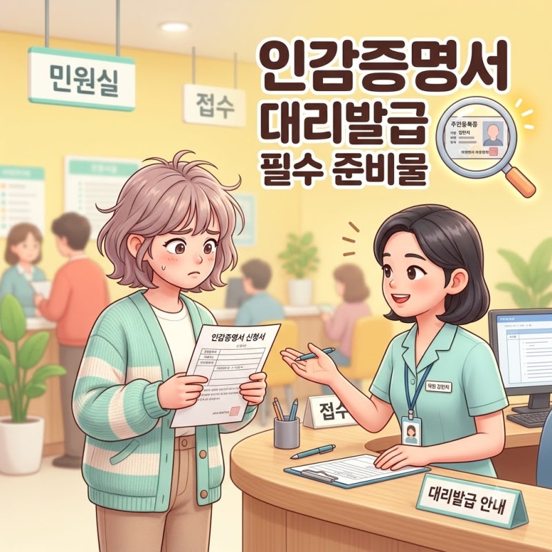 인감증명서 대리발급 준비물 헛걸음 방지팁