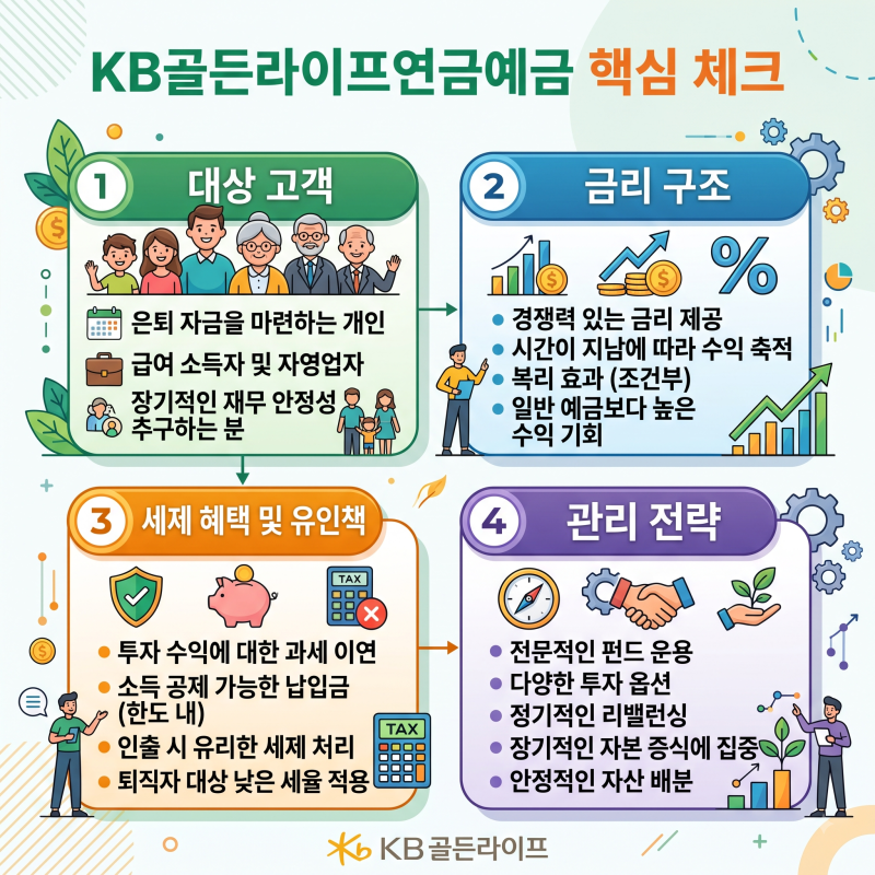 매달 들어오는 연금, 그냥 통장에 재워두고 계신가요? 이자 0.2%p 더 받는 법 - KB골든라이프연....