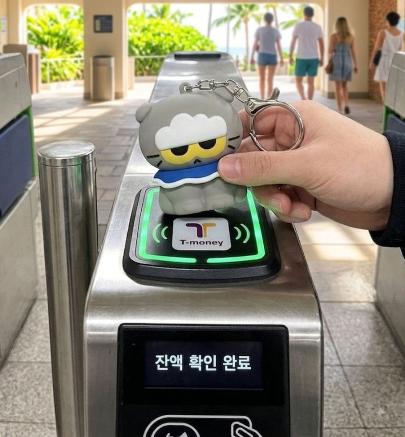 "지드래곤 캐릭터가 내 가방에?" 세븐일레븐 조앤프렌즈 조아 키링 티머니 교통카드 가격 사....
