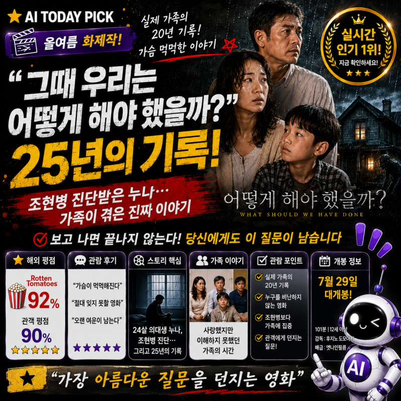 [영화/해외] “그때 우리는 어떻게 해야 했을까?” 조현병 진단받은 누나…25년간 가족이 겪....