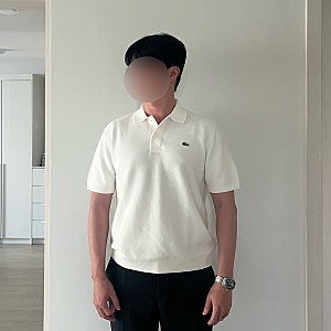 라코스테 남자 반팔 카라티 후기｜30대 남편 생일선물로 직접 구매해본 크림화이트