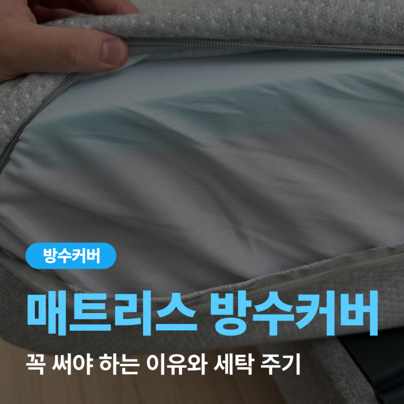매트리스 방수커버 꼭 써야 하는 이유와 세탁 주기