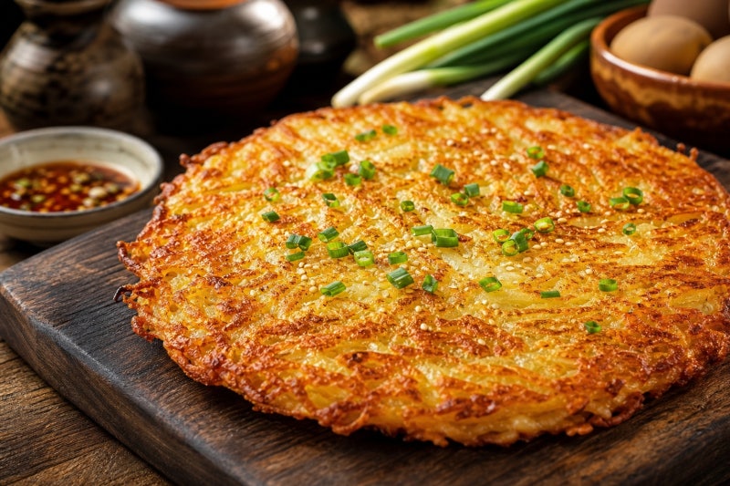 감자채전 만들기 | 전분없이 부침가루 없어도 바삭! 치즈·계란 황금레시피 총정리