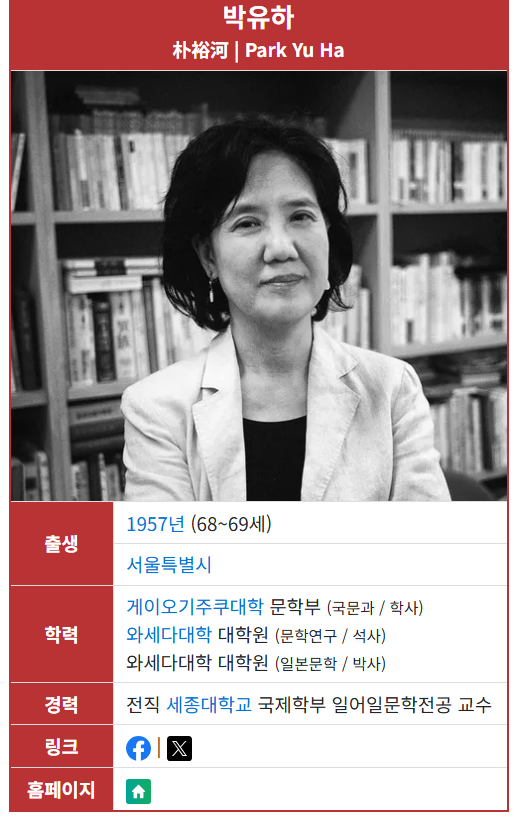 ‘제국의 위안부’ <b>박유하</b> 교수, <b>하영 증조부 친일</b> 논란에 “<b>친일</b> ....
