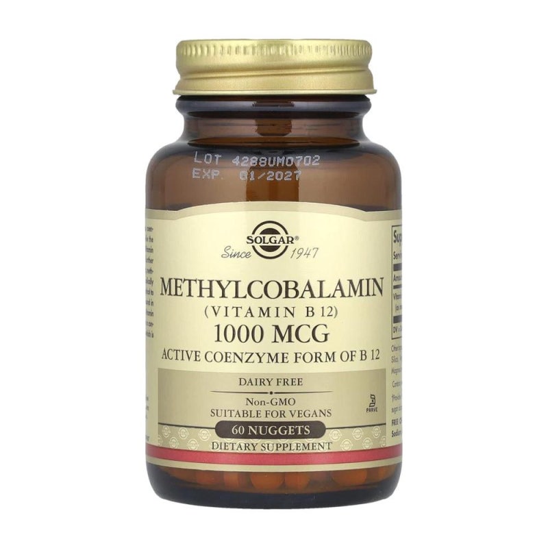 솔가 메틸코발라민 1000mcg 씹어먹는 비타민B12 섭취법과 효능