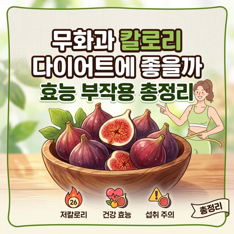 무화과 칼로리 다이어트에 좋을까 효능 부작용 총정리