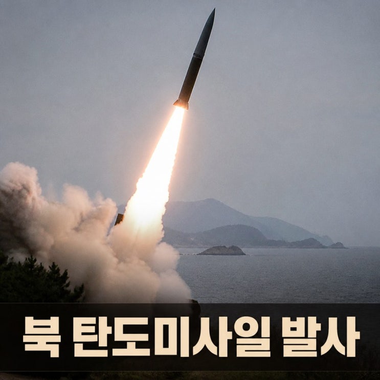 <b>북</b>, 동해상으로 <b>탄도미사일 발사</b> 6일 만에 도발 재개