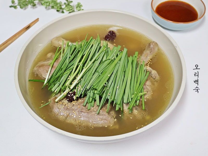 말복 복날 요리 오리백숙 만드는법 여름 보양식 끓이는법