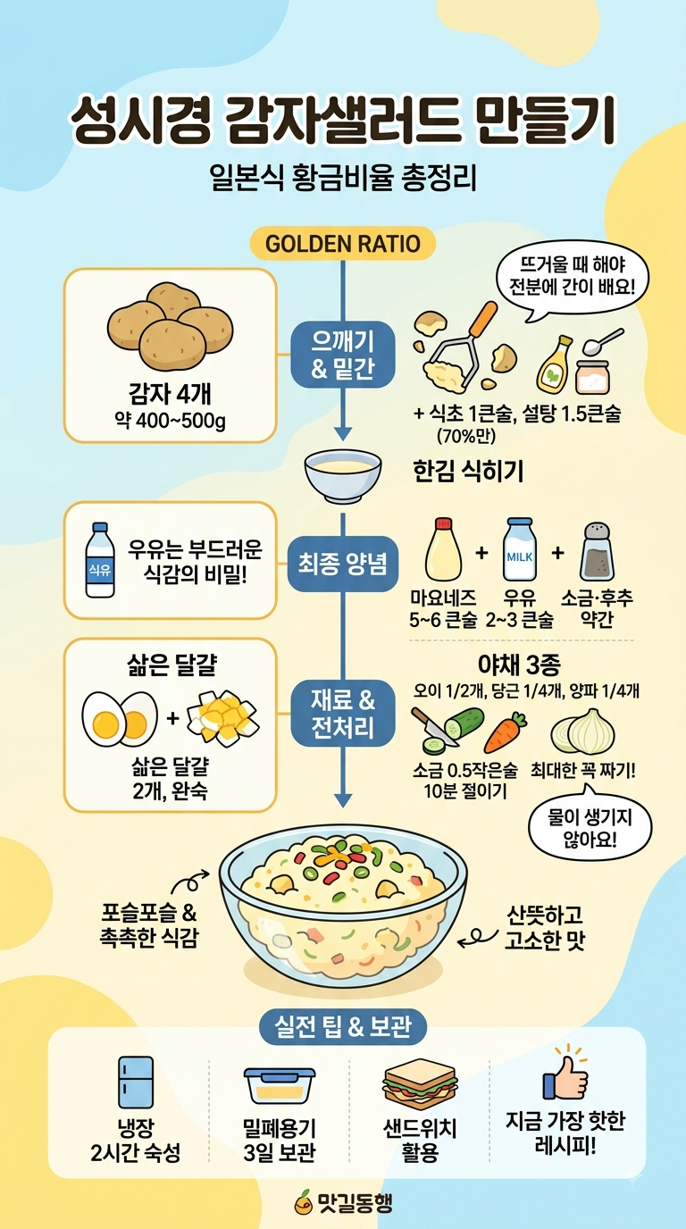 성시경 감자샐러드 레시피가 다시 주목받는 이유 (일본식 황금비율 총정리)