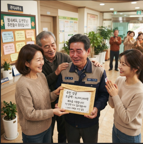 중병 걸린 <b>아파트</b> 7년 근속 직원 돕기 성금 1600만 원 모금 사연