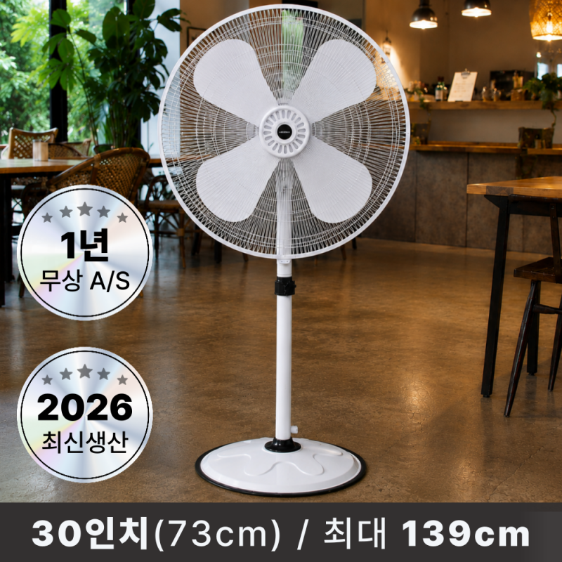 잘 나가는 제품 대형선풍기 [26년신상품]이즈하임 76cm(30인치) 공업용 업소용 대형 선풍기 IF-30....