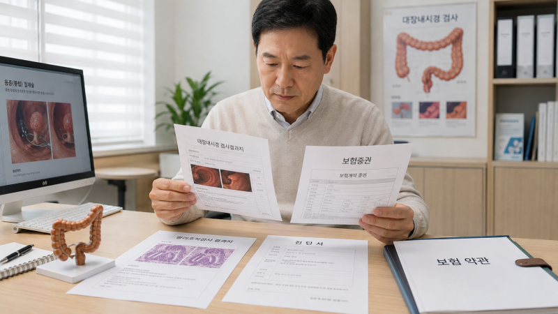 대장용종 제거 후 보험금 받을 수 있을까?｜대장용종 수술비·유사암 진단비 청구방법