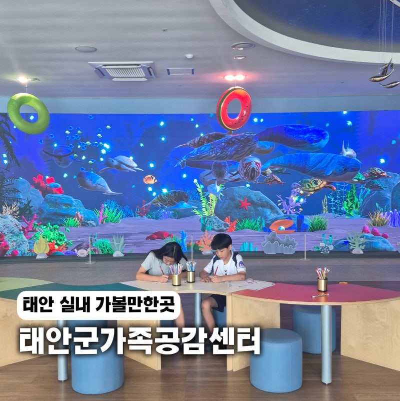 태안 실내 가볼만한곳 태안군가족공감센터 무료 실내놀이터 과학관 여행코스 추천