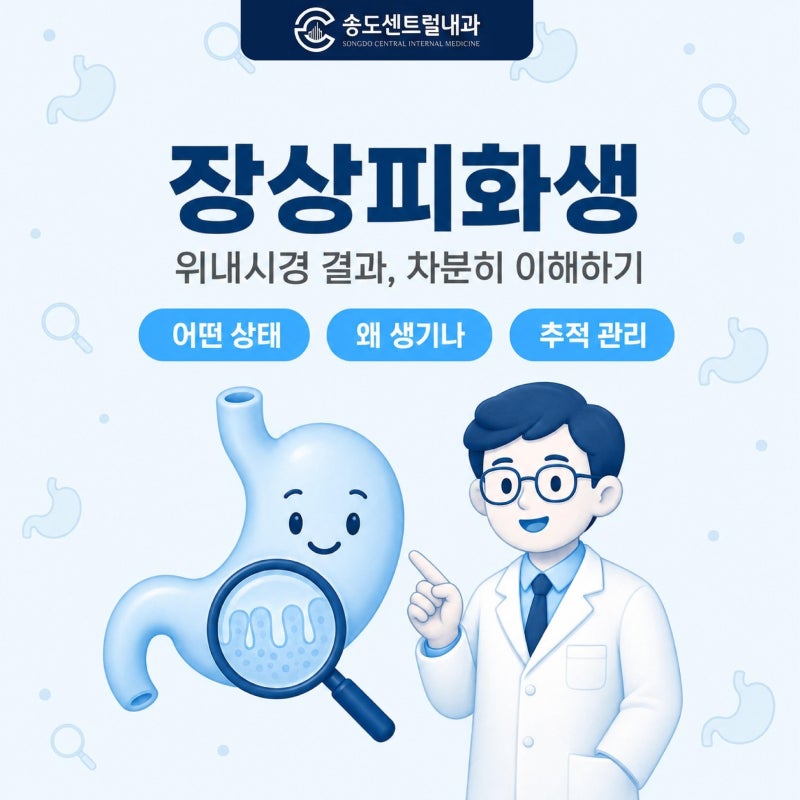 장상피화생, 위내시경 결과 이해하기