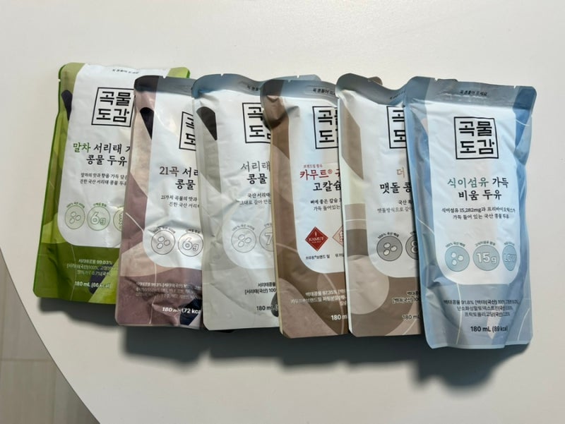 곡물도감 콩물 두유 내돈내산 후기｜먹어본 솔직 후기