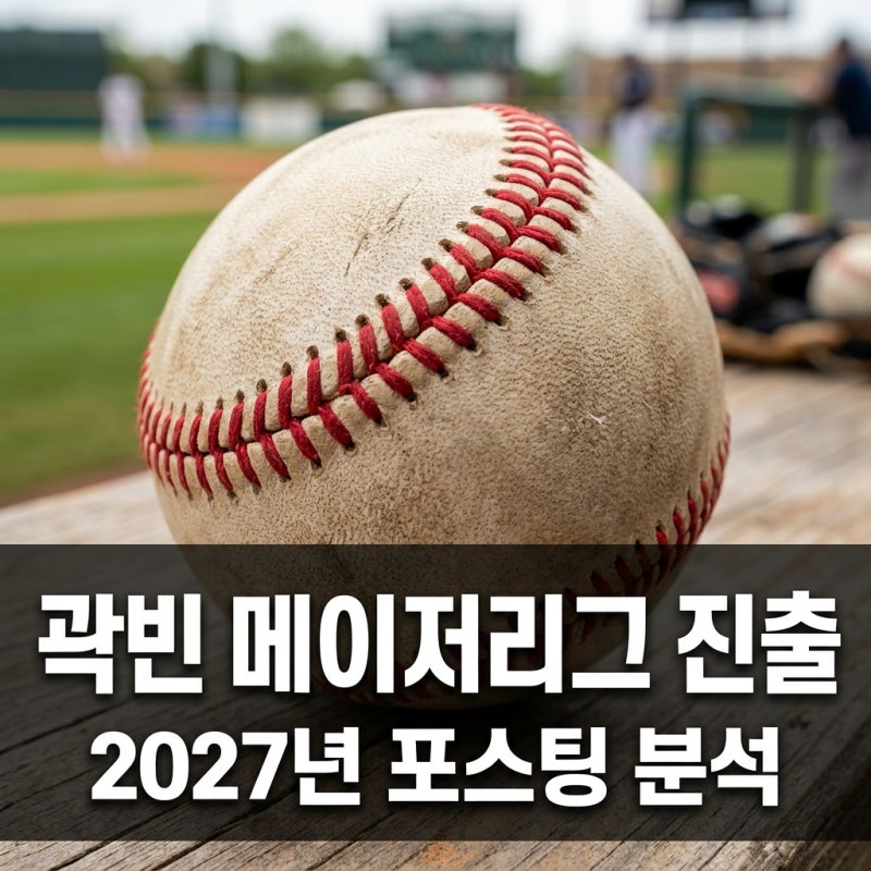 두산 곽빈 메이저리그 도전 가능성, 2027년 포스팅 시점과 MLB 성공 조건 분석
