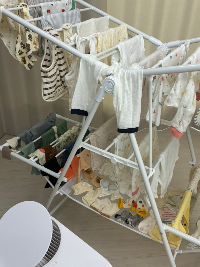 출산준비 신생아 아기 빨래공장 세탁 건조 방법ㅣ손수건 아기옷 침구류 인형 등