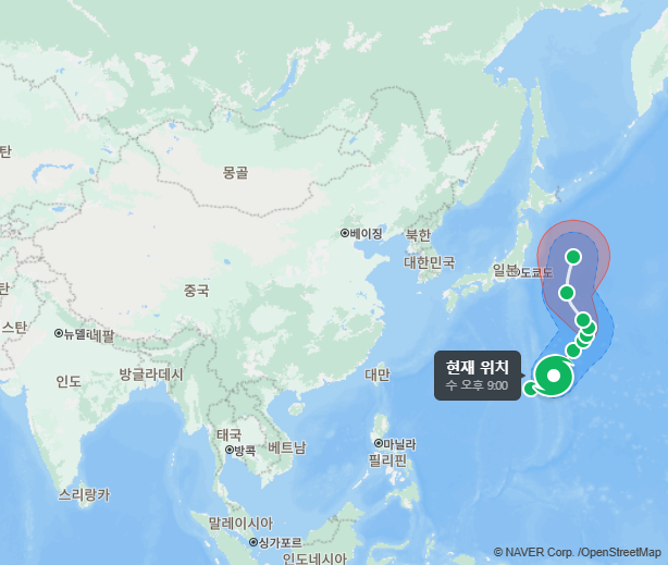17호 <b>태풍</b> 낭카·<b>18호 태풍</b> 예상경로, 한국에 올까? 2026년 8월 12일 최....