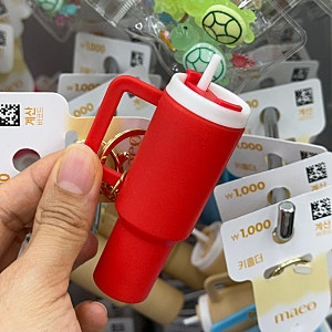 텀블러 립밤 키링 다이소 립스틱 케이스
