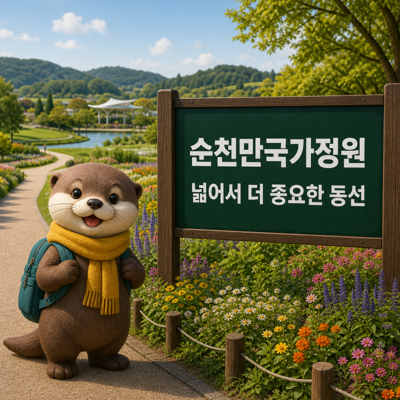 순천만국가정원, 동문에 세울까 서문에 세울까?