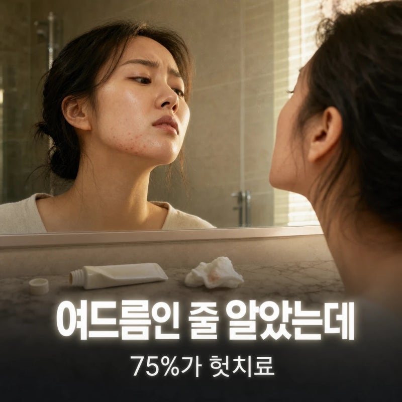 모낭염 연고, 여드름 약을 아무리 발라도 안 낫는다면