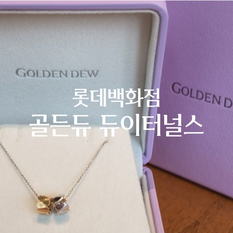 골든듀 듀이터널스 스몰 후기 웨딩 선물로 만난 인생 데일리 목걸이, 컴바인하트 체인 조합 ....