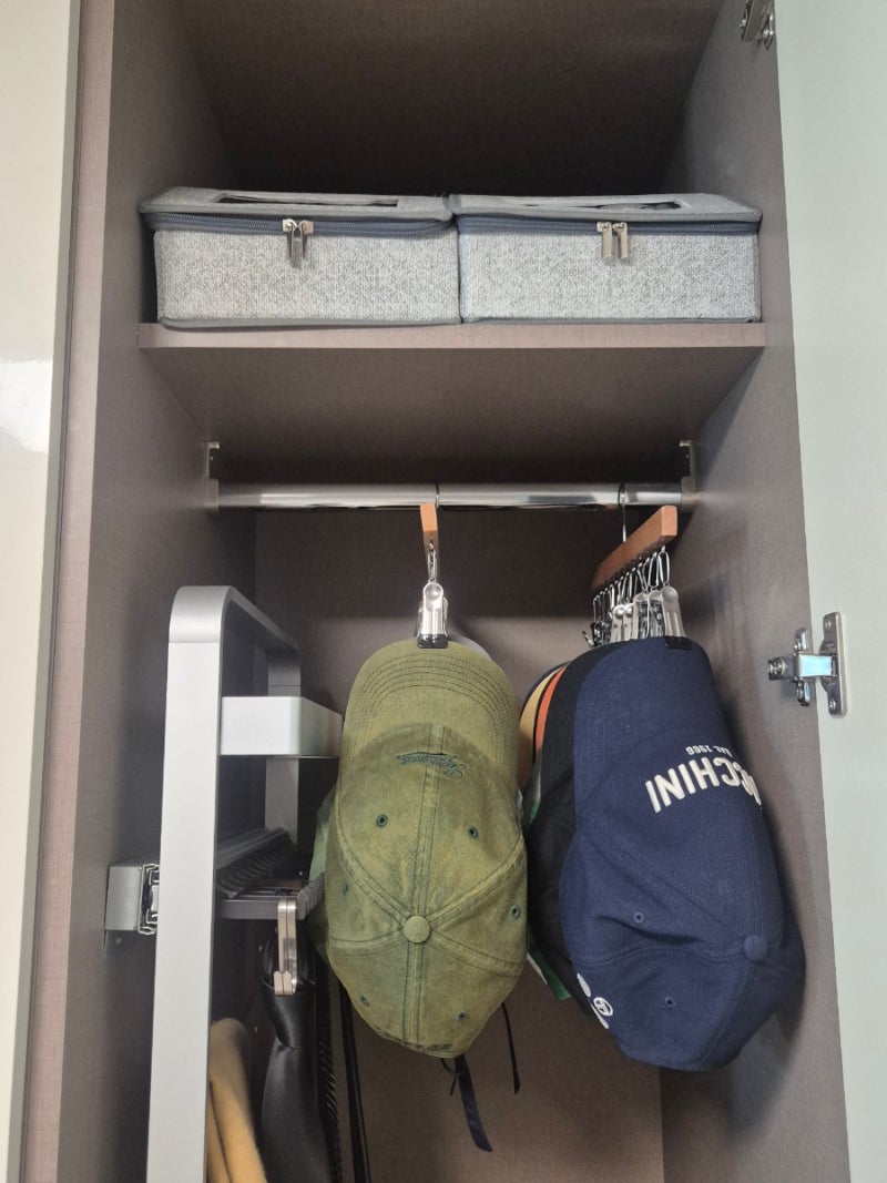 정리 안되는 모자들! 모자정리방법 / 모자정리걸이, 모자수납함 내돈내산 추천템