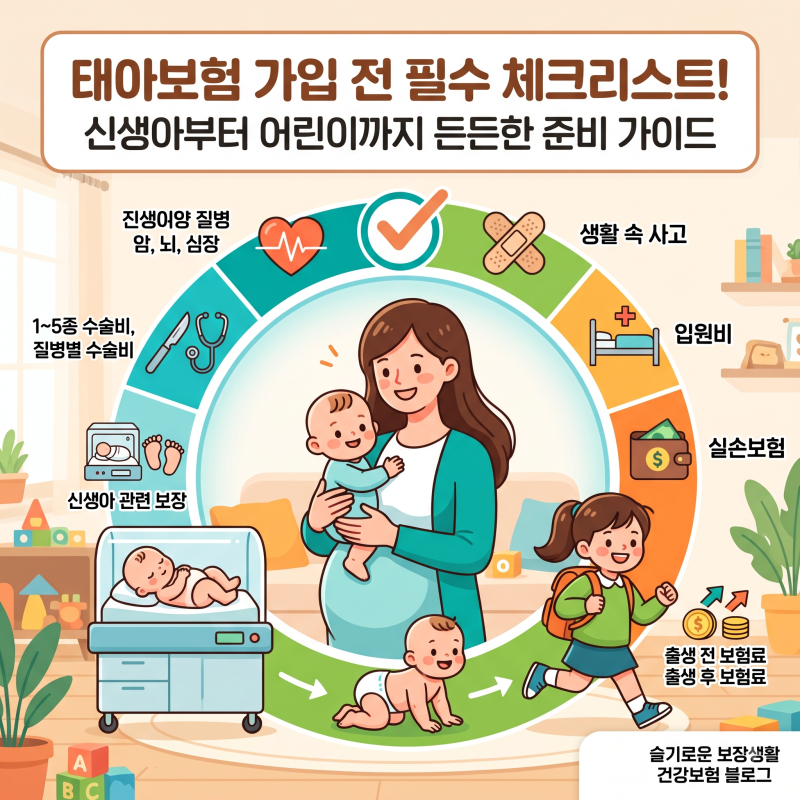 메리츠화재 태아보험 가입 전 꼭 확인하세요｜신생아부터 어린이까지 실손의료보험 들기