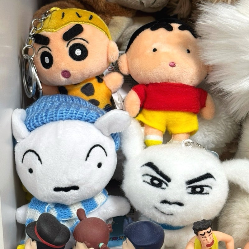 미남흰둥이 맹짱구 치타짱구 키링까지 팝업 굿즈 데려왔어요