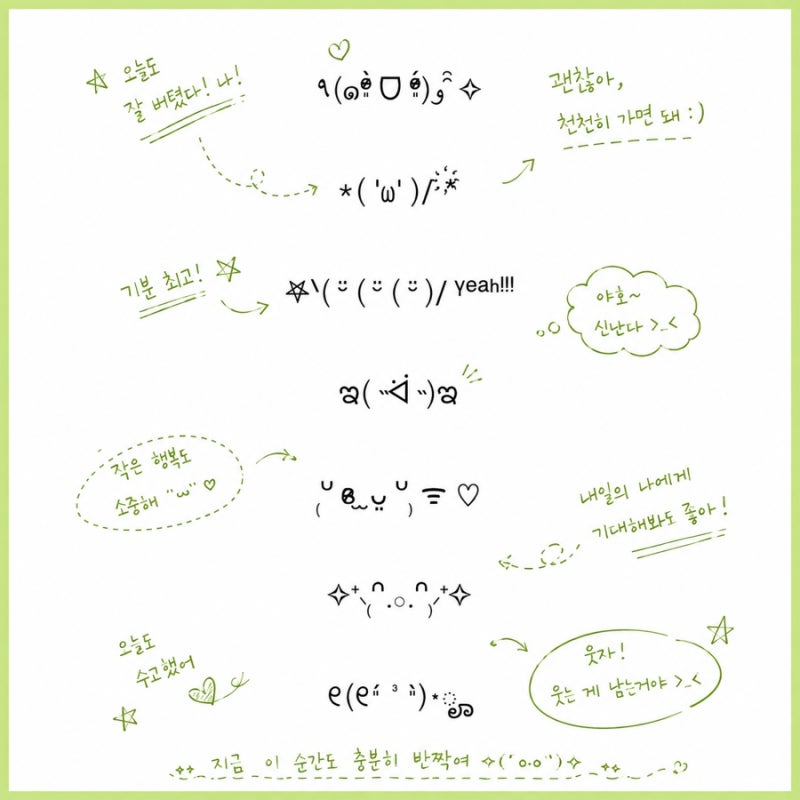 웃는 표정 이모티콘 모음 신나고 들뜬 특수문자 복붙가능 인스타 블로그 꾸미기