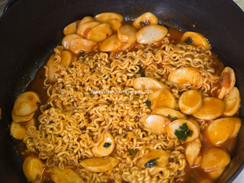 라볶이 만드는 법 초간단 라볶이 레시피 라면활용요리