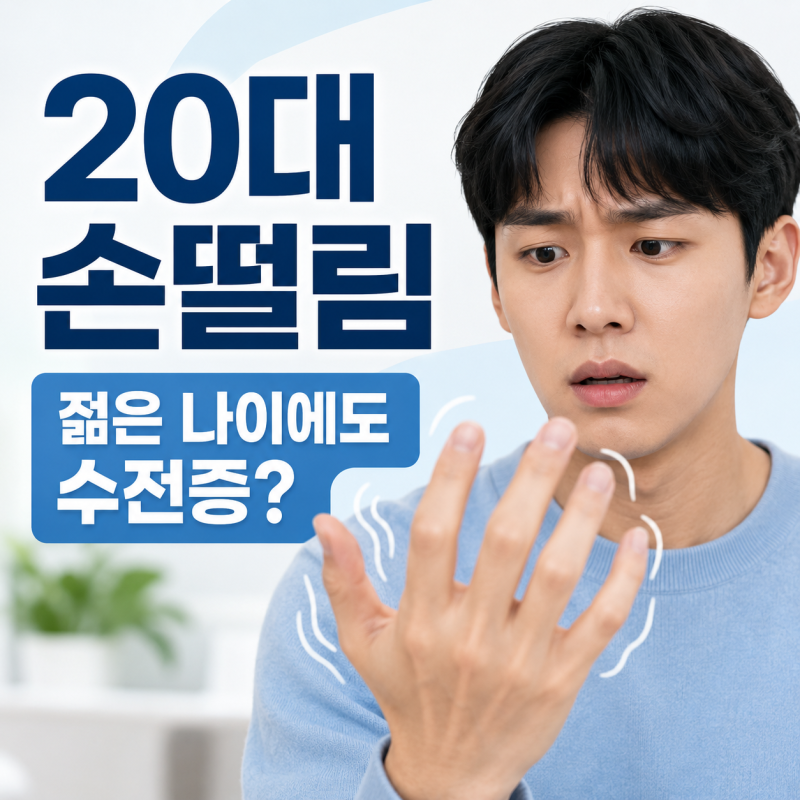 20대 손떨림, 젊은 나이에도 수전증이 생길 수 있을까요?
