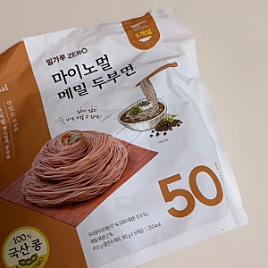 다이어트 식단관리! 밀가루 ZERO 마이노멀 신상품 메밀 두부면 출시!