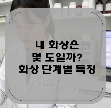 내 화상은 몇 도일까? 화상 단계별 특징 & 물집 관리법 (by 미미 약사)