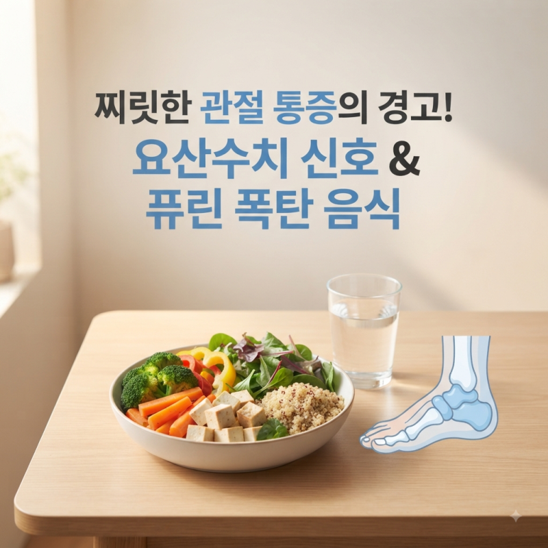 요산수치 높으면 나타나는 증상 통풍 예방에 나쁜 음식 총정리