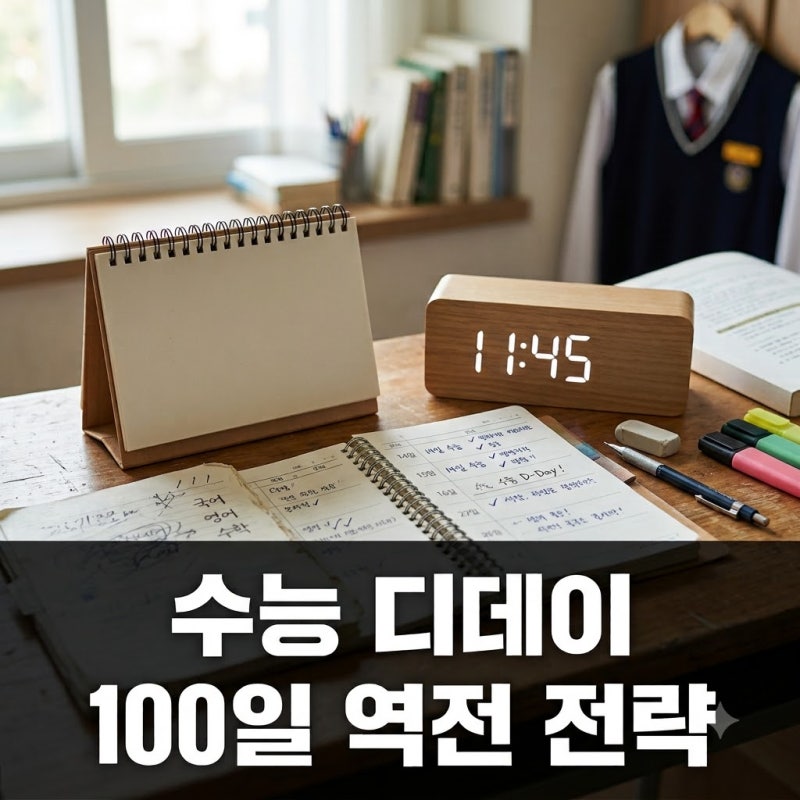 "수능 디데이 계산해보니" D-100일 전 성적 뒤집은 수험생의 정체