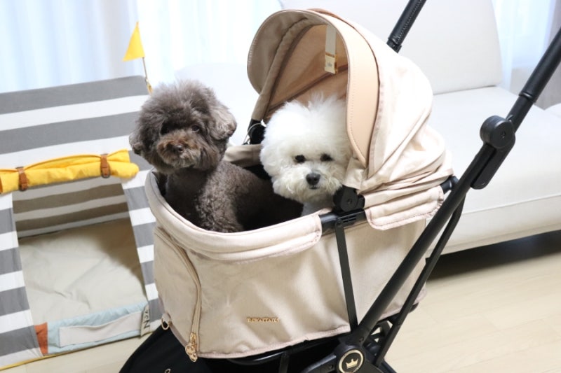 경량형 가벼운 강아지 유모차 로얄테일즈 아리아