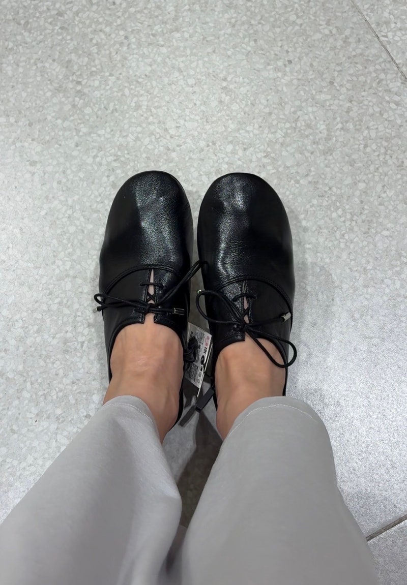 ZARA 자라 신상 플랫슈즈 구매후기 소재, 착화감, 사이즈 꿀팁
