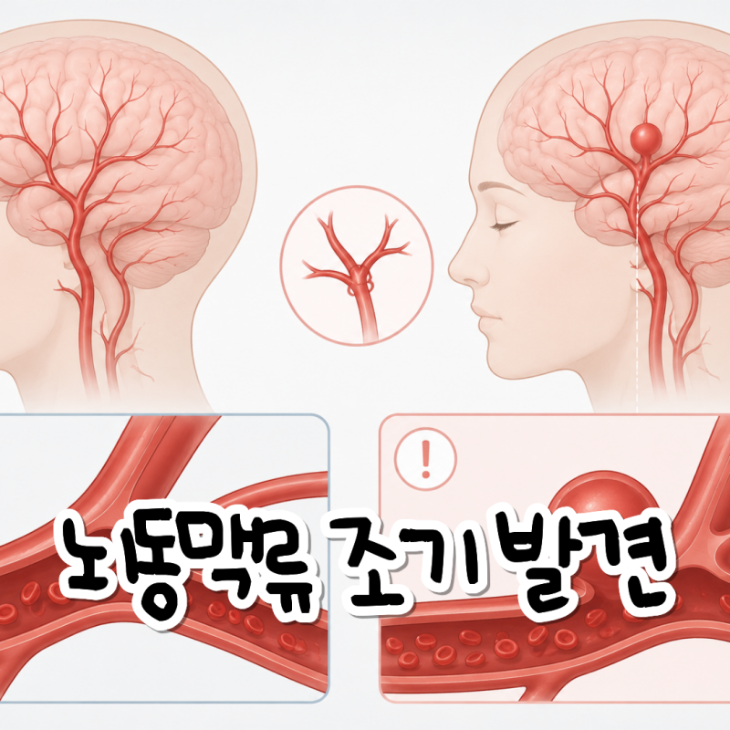 뇌동맥류 조기 발견과 비파열성 치료 핵심 정리