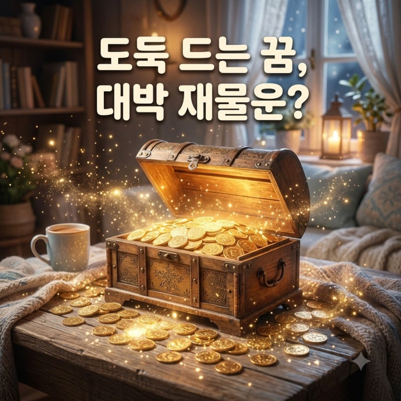 도둑이 드는 꿈 꾸셨나요? 소름 돋는 재물운과 횡재수의 반전 의미!